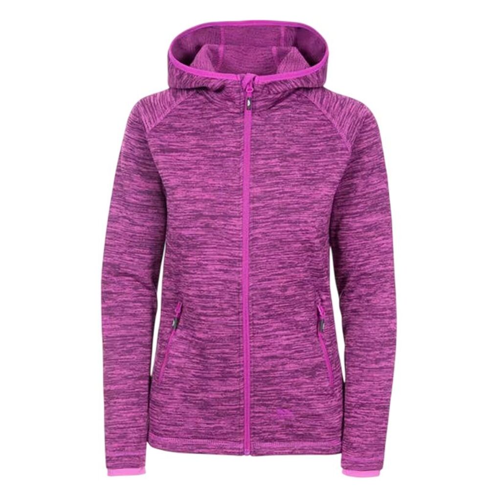Trespass Womens/Ladies Melange Full Zip Hoodie / Purple Melange
